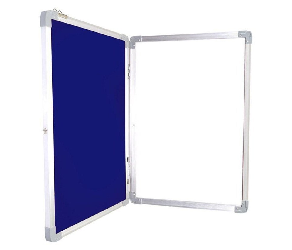 Notice / Pin-up Board with Acrylic Shutter